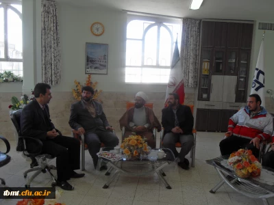 دیدار سرپرست مرکز آموزش عالی شهید رجایی تربت حیدریه با ریاست محترم هلال احمر جناب آقای مؤمن زاده