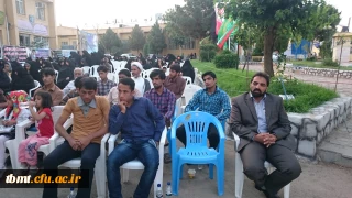 شرکت دانشجویان  و کارکنان مرکز آموزش عالی شهید رجایی تربت حیدریه در مراسم  گرامیداشت رحلت بنیانگذار انقلاب و قیام 15 خرداد 1342 در اداره آموزش و پرورش تربت حیدریه