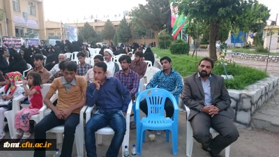 شرکت دانشجویان  و کارکنان مرکز آموزش عالی شهید رجایی تربت حیدریه در مراسم  گرامیداشت رحلت بنیانگذار انقلاب و قیام 15 خرداد 1342 در اداره آموزش و پرورش تربت حیدریه