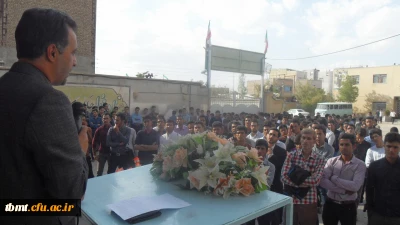 تجمع و صدور بیانیه دانشجویان مرکز آموزش عالی شهید رجایی تربت حیدریه در یادبود جانباختگان فاجعه منا