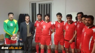 شرکت تیم فوتسال مرکز آموزش عالی شهید رجایی تربت حیدریه در مسابقات جام فجر شهرستان تربت حیدریه