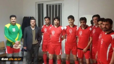 شرکت تیم فوتسال مرکز آموزش عالی شهید رجایی تربت حیدریه در مسابقات جام فجر شهرستان تربت حیدریه