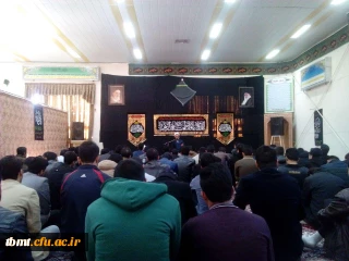 برگزاری مراسم زیارت عاشورا  به مناسبت دهه فاطمیه و سخنرانی حجت الاسلام وحیدی در خصوص فرهنگ فاطمی و گسترش فرهنگ شیعی و اسلامی