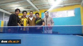 برگزاری مسابقات تنیس روی میز بین دانشجویان مرکز آموزش عالی شهید رجایی تربت حیدریه