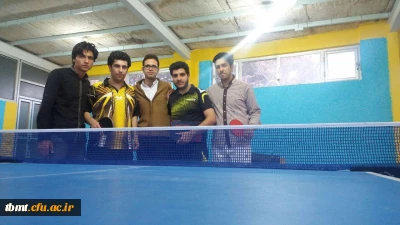 برگزاری مسابقات تنیس روی میز بین دانشجویان مرکز آموزش عالی شهید رجایی تربت حیدریه
