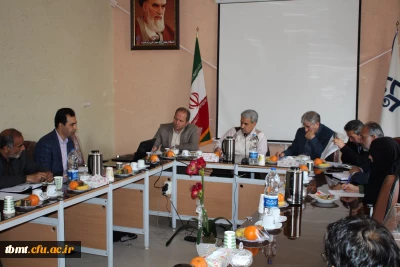 بازدید آقای دکتر آقاخانی  مشاور معاون طرح وبرنامه و توسعه منابع و کارشناسان سازمان مرکزی از مرکز آموزش عالی شهید رجایی تربت حیدریه