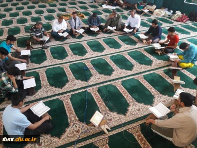 شرکت دانشجویان مرکز آموزش عالی شهید رجایی تربت حیدریه در مراسم روحبخش اعتکاف دانشجویی