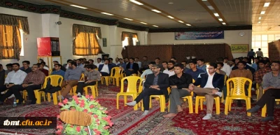 برگزاری همایش جریان های نفوذ نظام سلطه در سبک زندگی در روز دوشنبه 27/2/95 با سخنرانی استاد دماوندی در محل نماز خانه ی مرکز آموزش عالی شهید رجایی تربت حیدریه