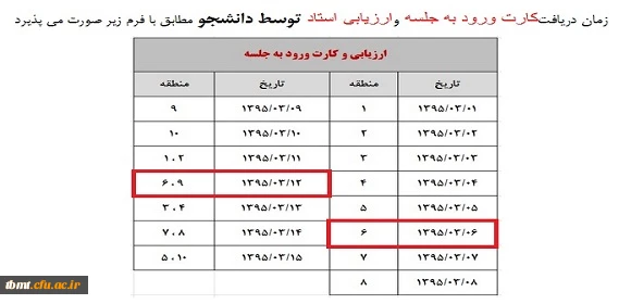 کارت ورود به جلسه