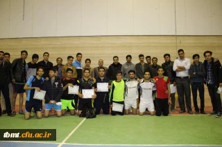 برگزاری فینال مسابقات فوتسال واحد شهید رجایی تربت حیدریه