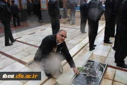 غبار روبی ازمزار شهدا