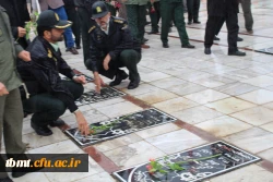 غبار روبی ازمزار شهدا