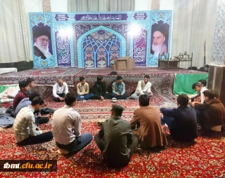 برگزاری حلقه بصیرت افزایی کانون فرهنگی هنری مسجد دانشگاه فرهنگیان واحد شهید رجایی تربت حیدریه در  بقعه مبارکه بی بی حسنیه