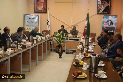 برگزاری برنامه تکریم از اساتید واحد شهید رجایی تربت حیدریه به مناسبت هفته معلم با حضور مسئولین و اساتید دانشگاه مورخه چهارشنبه 96/2/13