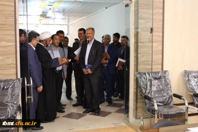 افتتاح سالن کنفرانس واحد شهید رجایی تربت حیدریه باحضور جناب آقای دکتر مجتبوی مدیریت امور استانی دانشگاه فرهنگیان خراسان رضوی واعضای شورای فرهنگی استان مورخه چهارشنبه 96/4/28