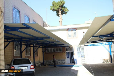 ساخت و      افتتاح پارکینگ خودروهای همکاران اداری واحد شهید رجایی تربت حیدریه