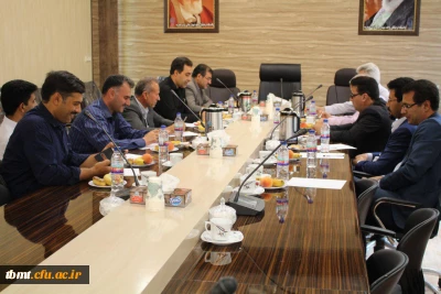 برگزاری جلسه هم اندیشی وبررسی راهکارهای جذب دانشجویان مستعد در حرفه معلمی واحد شهید رجایی تربت حیدریه مورخه 96/5/10 با حضور اساتید ومشاوران برجسته  شهرستان تربت حیدریه