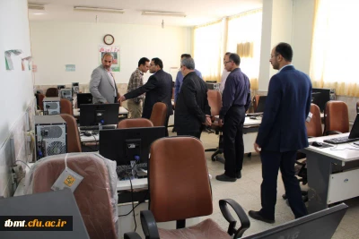 بازدید عاملین مالی دانشگاه فرهنگیان خراسان رضوی از قسمت های مختلف واحد شهید رجایی تربت حیدریه