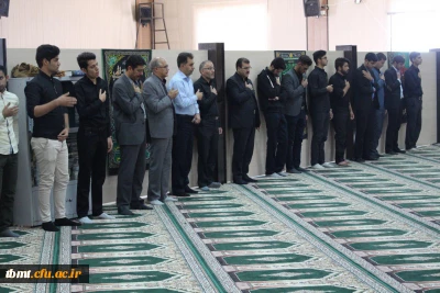 برگزاری مراسم زیارت  عاشورا وسخنرانی به مناسبت ایام شهادت امام حسین (ع) ،شروع سال تحصیلی وگرامیداشت هفته دفاع مقدس  باحضور دانشجویان واساتید واحد شهید رجایی تربت حیدریه  مورخه شنبه 1396/7/1