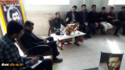 برگزاری جلسه شورای بسیج  دانشجویی پایگاه شهید فاضلی واحد شهید رجایی تربت حیدریه با حضور جناب سرهنگ یعقوبی مسئول بسیج دانشجویی شهرستان ومعاونت محترم هماهنگی دانشگاه جناب آقای باهوش  مورخه شنبه 96/7/15