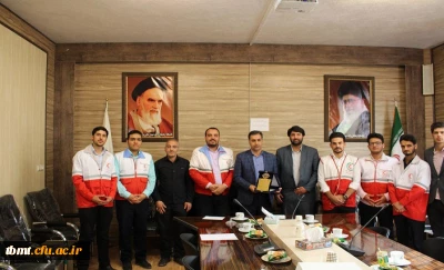 برگزاری جلسه هماهنگی  کانون هلال احمر واحد شهید رجایی تربت حیدریه با حضور مدیریت محترم دانشگاه جناب آقای دکتر بابایی و  ریاست محترم سازمان جوانان هلال احمر شهرستان جناب آقای مؤمن زاده.