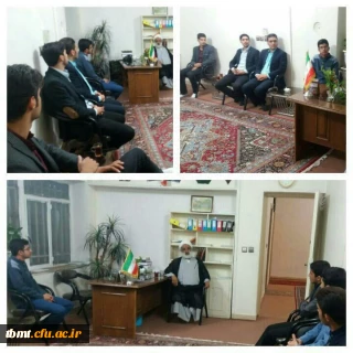 دیدار شورای  پایگاه بسیج شهید فاضلی واحد شهید رجایی تربت حیدریه با امام جمعه شهرستان حضرت آیت ا... عصمتی به مناسبت هفته بسیج وهفته پدافند غیر عامل