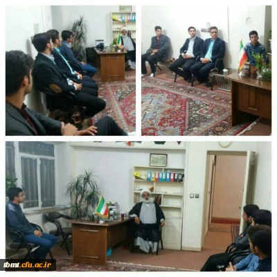 دیدار شورای  پایگاه بسیج شهید فاضلی واحد شهید رجایی تربت حیدریه با امام جمعه شهرستان حضرت آیت ا... عصمتی به مناسبت هفته بسیج وهفته پدافند غیر عامل