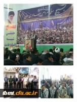 حضور در مراسم هفته بسیج