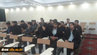 شرکت دانشجویان  پایگاه بسیج شهید فاضلی  دانشگاه فرهنگیان  واحد شهید رجایی تربت حیدریه در دانشگاه آزاد اسلامی تربت حیدریه به مناسبت هفته بسیج با سخنرانی دکتر بشارت . مورخه 96/9/4