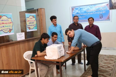 برگزاری انتخابات انجمن ورزشی سرای دانشجویی در دانشگاه فرهنگیان واحد شهید رجایی تربت حیدریه مورخه دوشنبه 96/11/2