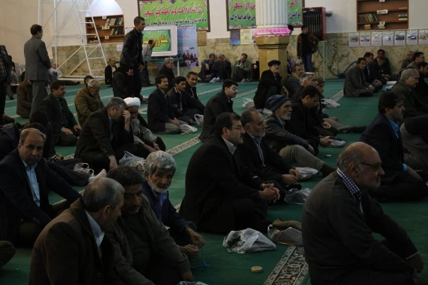 مراسم دهه فجر در مسجد جامع شهرستان