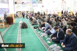مراسم دهه فجر در مسجد جامع شهرستان