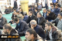 مراسم دهه فجر در مسجد جامع شهرستان