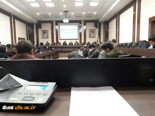 حضور5 نفر از  دانشجویان واحد شهید رجایی تربت حیدریه در مجمع مشاورین جوان  فرمانداری شهرستان 96/11/17.