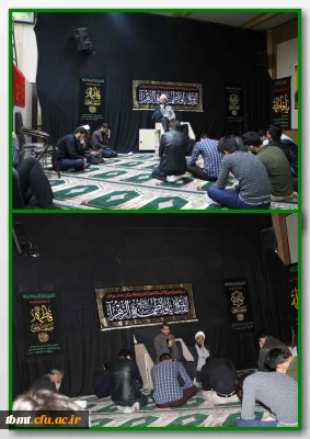 تصاویر دومین شب عزاداری دهه فاطمیه (س)در دانشگاه فرهنگیان واحد شهد رجایی تربت حیدریه با سخنرانی حجت السلام شیبانی و مداحی کربلایی جواد اسدنیا