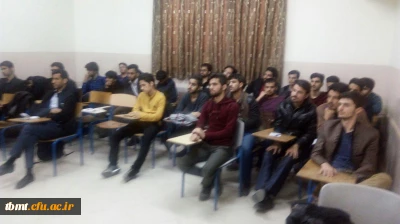 برگزاری ضمن خدمت معارف نماز ومهدویت (طرح معراج ) در دانشگاه فرهنگیان واحد شهید رجایی تربت حیدریه با حضور استاد حجت الاسلام حسینی ویژه دانشجویان ورودی  93مورخه پنجشنبه  1396/12/3