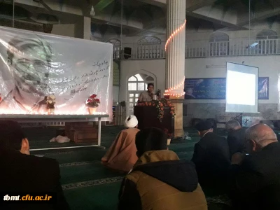 برگزاری یادواره شهید آوینی با حضور دانشجویان دانشگاه فرهنگیان واحد شهید رجایی تربت حیدریه در محل مسجد جامع شهرستان 97/1/20