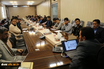 برگزاری جلسه فرهنگی دانشگاه فرهنگیان واحد شهید رجایی تربت حیدریه با حضور جناب آقای دکتر مشکاتی مسئول محترم ارزیابی مدیریت امور استانی وایراد سخن پیرامون مسائل ارزیابی دانشجویان 97/1/27