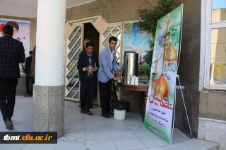 پذیرایی از دانشجویان ناپیوسته ومهارت آموزان ماده 28 به مناسبت اعیاد شعبانیه وسالروز میلاد امام حسین (ع) در دانشگاه فرهنگیان واحد شهید رجایی تربت حیدریه (97/1/31)