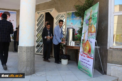 پذیرایی از دانشجویان ناپیوسته ومهارت آموزان ماده 28 به مناسبت اعیاد شعبانیه وسالروز میلاد امام حسین (ع) در دانشگاه فرهنگیان واحد شهید رجایی تربت حیدریه (97/1/31)