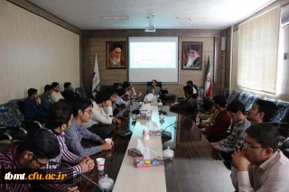 برگزاری جلسه ساعت فرهنگی دانشگاه فرهنگیان واحد شهید رجایی تربت حیدریه با موضوع روانشناسی وآداب تغذیه از منظر روایات وفرهنگ دینی .97/2/10