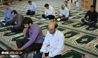 زیارت عاشورا همکاران واحد شهید رجایی تربت حیدریه به مناسبت شهادت امام صادق (ع) 19 تیر 97