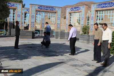 حضور کارکنان دانشگاه فرهنگیان واحد شهید رجایی تربت حیدریه در گلزار شهدای شهرستان و تجدید میثاق با شهیدان به مناسبت هفته دولت( دوشنبه 5_6_97)