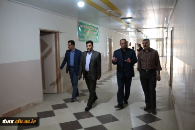 بازدید جناب آقای دلقندی مشاور عالی  معاونت طرح و برنامه سازمان مرکزی و جناب آقای محمدی مشاور عالی ریاست  و سرپرست معاونت فرهنگی  و جناب آقای نیری مدیر امور پردیس ها و واحد های دانشگاه فرهنگیان خراسان رضوی از واحد شهید رجایی تربت حیدریه