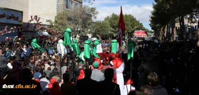 حضور دانشجویان واحد شهید رجایی تربت حیدریه در برنامه نمادین حرکت اسرای کربلا و نمابش آیینی شهادت حضرت رقیه در قالب ساعت فرهنگی .23 مهر 97