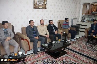 دیدار مسئولین دانشگاه فرهنگیان واحد شهید رجایی تربت حیدریه وبسیج دانشجویی پایگاه شهید فاضلی با خانواده شهید یوسفی97.9.11