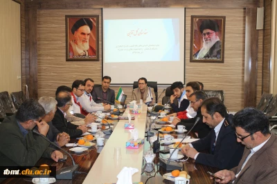 برگزاری جلسه هماهنگی مانور پناه گیری و خروج اضطراری  با حضور ادارات سطح شهرستان در دانشگاه فرهنگیان واحد شهید رجایی تربت حیدریه97.9.25