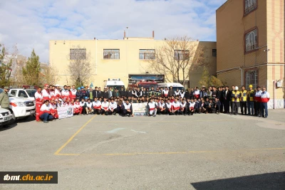 ️ برگزاری مانور آمادگی در برابر زلزله در دانشگاه فرهنگیان واحد شهید رجایی تربت حیدریه 97.10.3