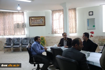 بازدید مدیر کل پشتیبانی ورفاه کارکنان و معاون مدیرکل حقوقی سازمان مرکزی دانشگاه فرهنگیان کشور از واحد شهید رجایی تربت حیدریه97.10.12