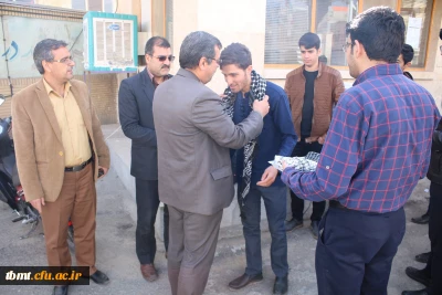 بدرقه دانشجویان اردوی معنوی،معرفتی راهیان نور با حضور معاونت هماهنگی،اساتید ودانشجویان واحد شهید رجایی تربت حیدریه97.12.13